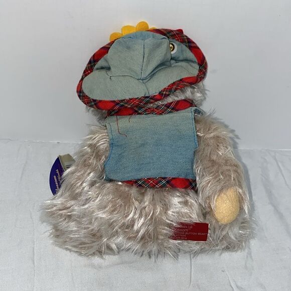 Blossom The Bear of Wealth Legend The Brass Button Collection Stuffed Plush Toy - Picture 7 of 8